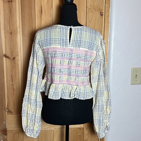 ASOS Multicolor Plaid Ruffle Top - Picture 6 of 12